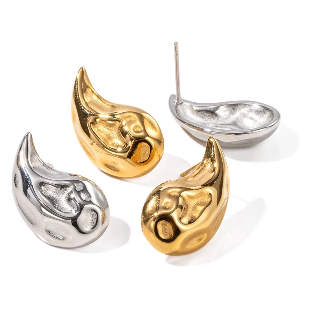 2 Pair for $49*Textured Earrings*Old Money Earrings*Teardrop Earrings